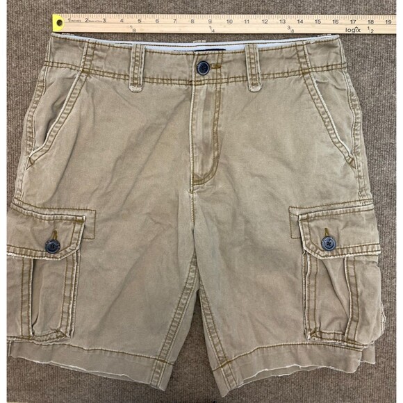 American Eagle Shorts Mens 32 Flat Front Lived In Cargo Utility Cotton Hike Camp - Picture 4 of 10